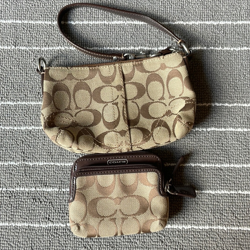Coach wallet and wristlet